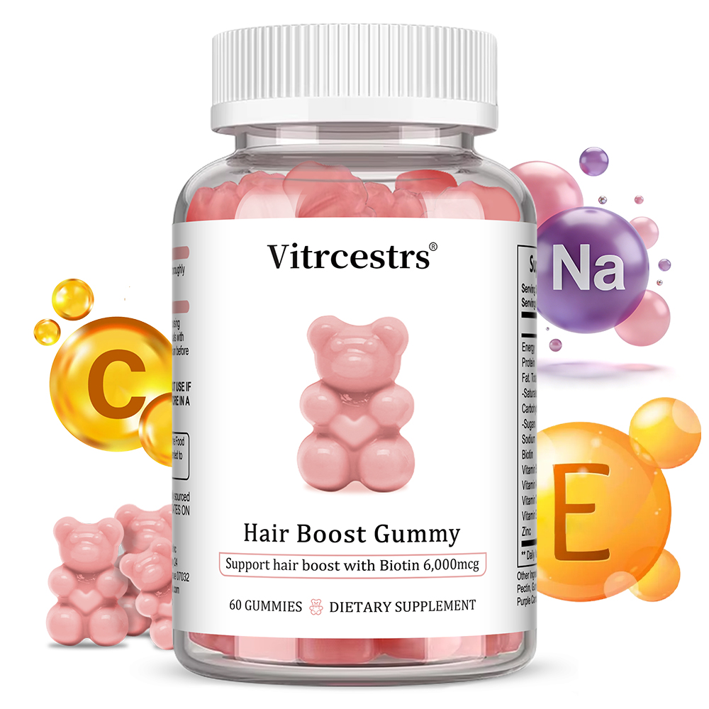 Biotin Hair Growth - Hair Boost Gummy, mit Biotin 6.000