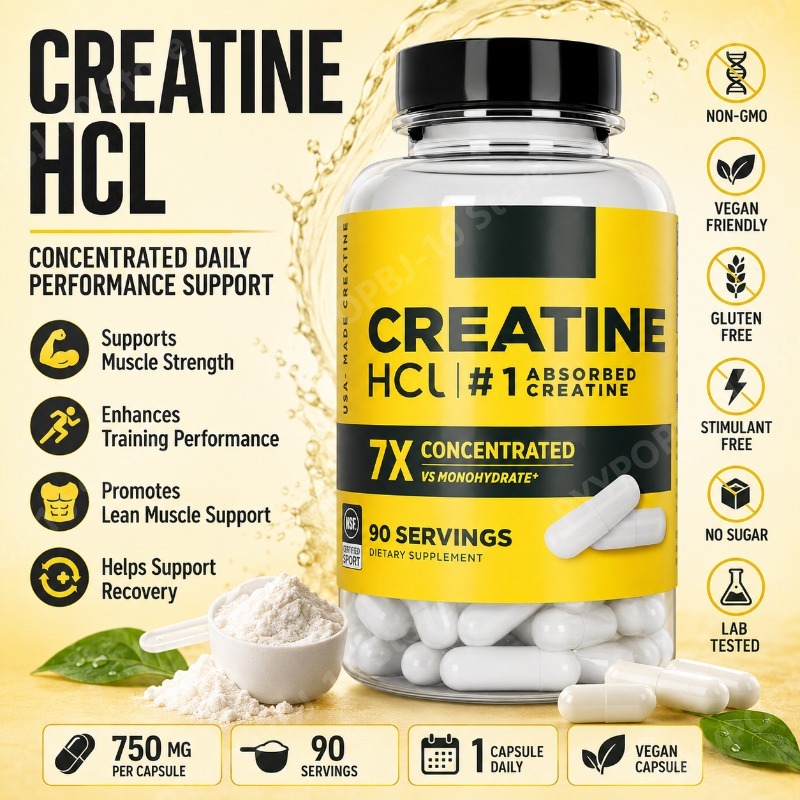 Nutrition For Fitness - Kreatin HCl 750mg 90 Kapseln Fitness