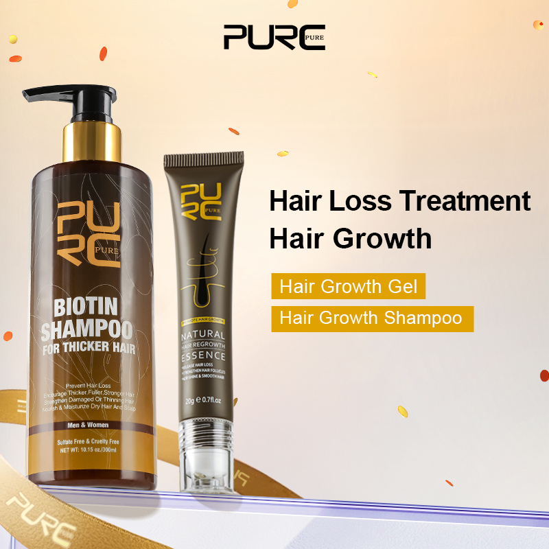 Biotin Hair Growth - PURC 300 ml Biotin Shampoo Ingwer