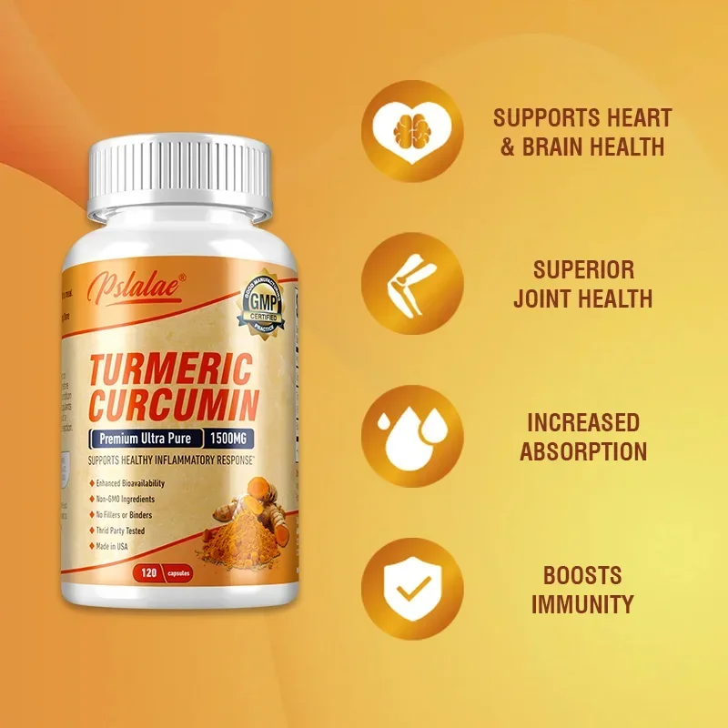 Turmeric Curcumin Capsule - Kurkuma Curcumin – Antioxidans, fördert die