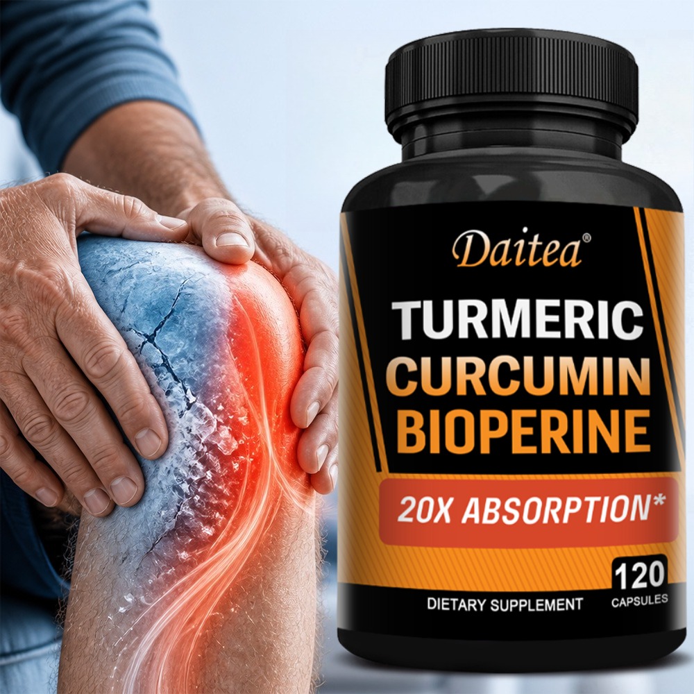 Turmeric Curcumin Capsule - Kurkuma-Curcumin-Kapseln - mit BioPerine, 95% Curcumin