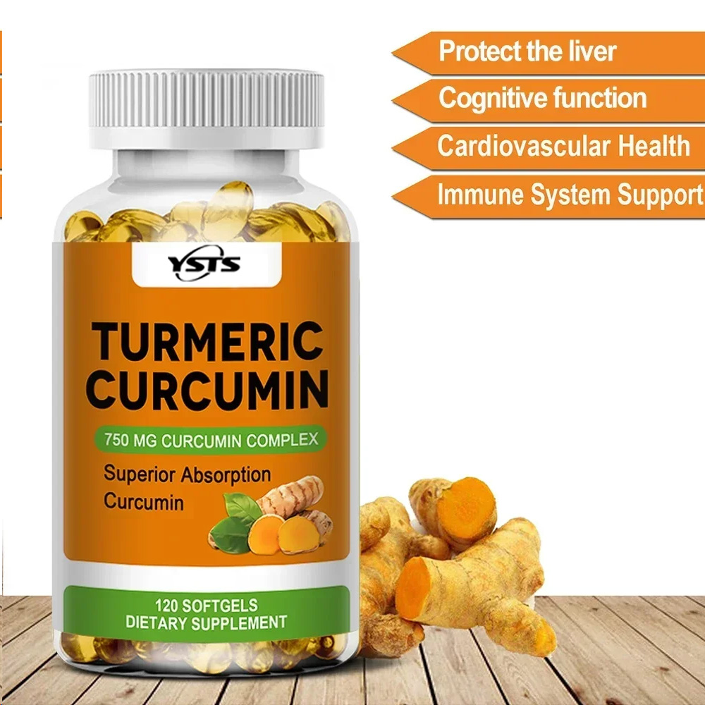Turmeric Curcumin Capsule - Bio-Kurkuma Curcumin – 750 mg hochwirksamer