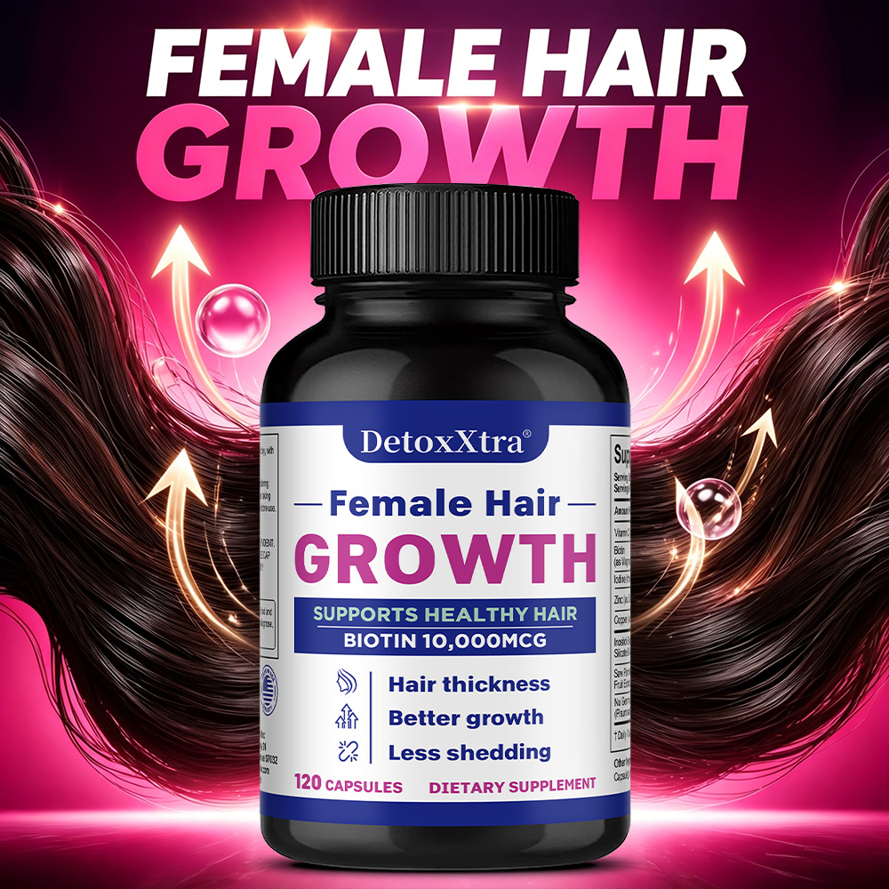 Biotin Hair Growth - Haarwuchskapseln mit Biotin, Sägepalme, Zink, Kupfer