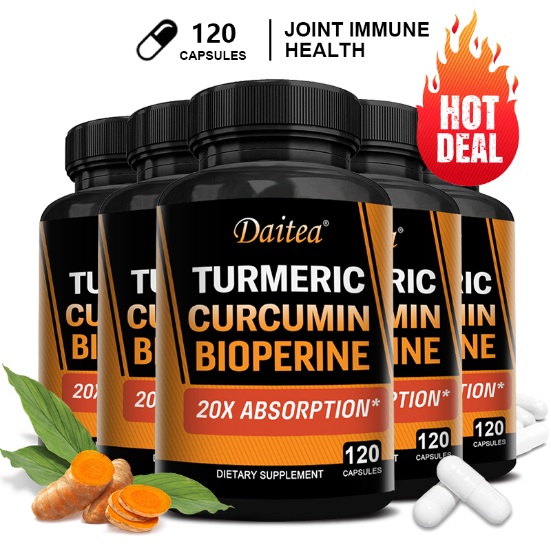 Turmeric Curcumin Capsule - Kurkuma Curcumin mit BioPerine 95% -