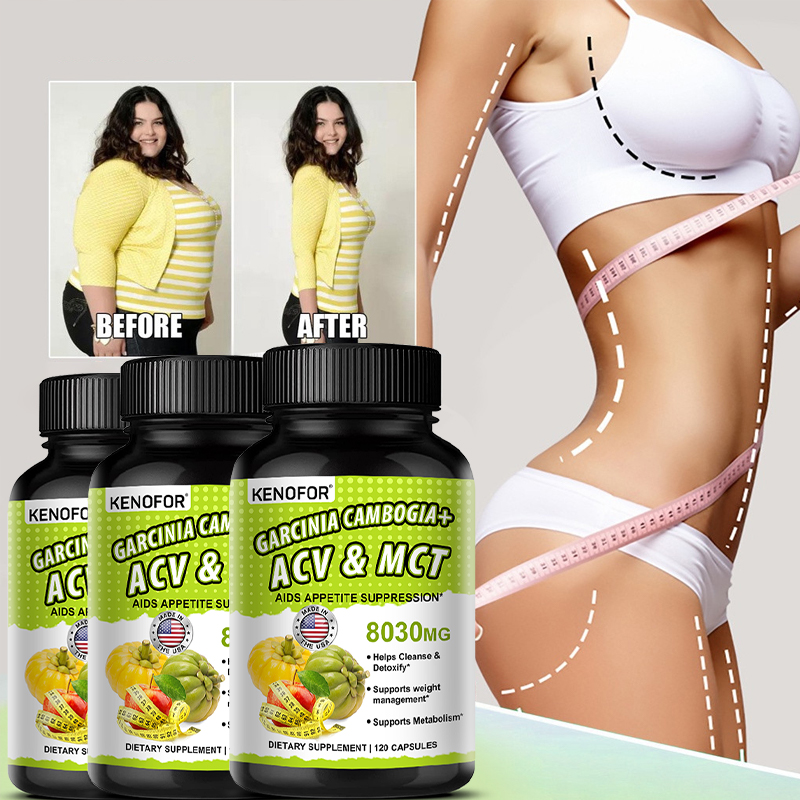 Garcinia Cambogia Extract - Apfelessig-Kapseln mit Garcinia Cambogia und Kurkuma-Komplex,