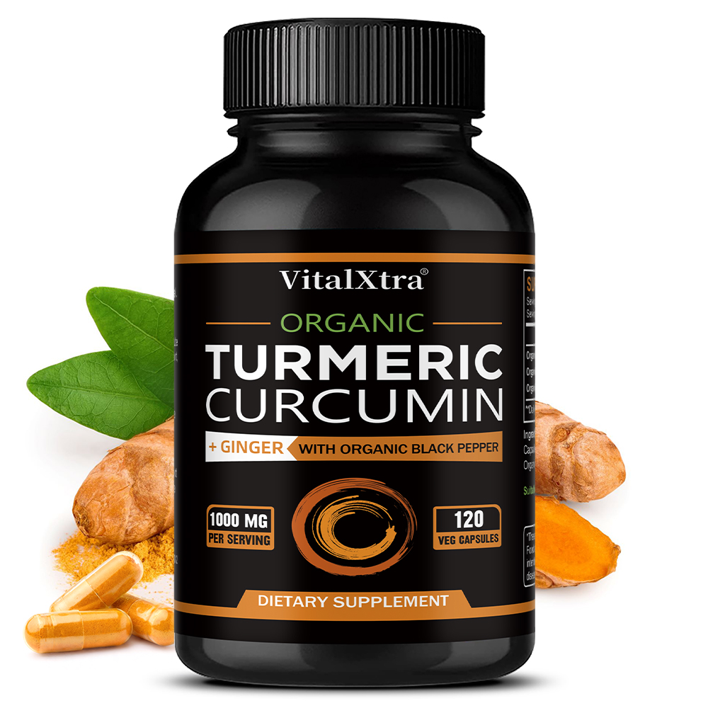 Turmeric Curcumin Capsule - Kurkuma Curcumin mit Schwarzem Pfeffer &