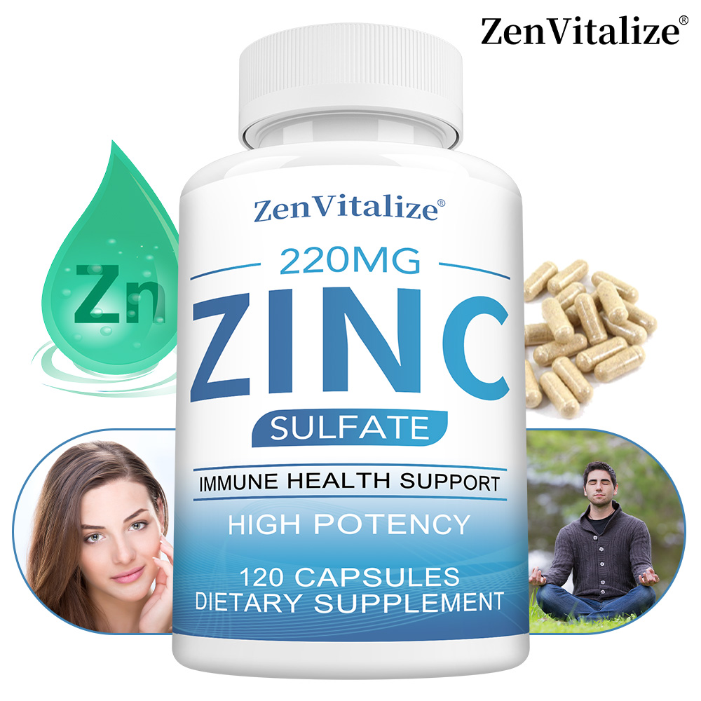 Zinc Supplement 50Mg - Zink 50 mg Nahrungsergänzungskapseln – Zinksulfat