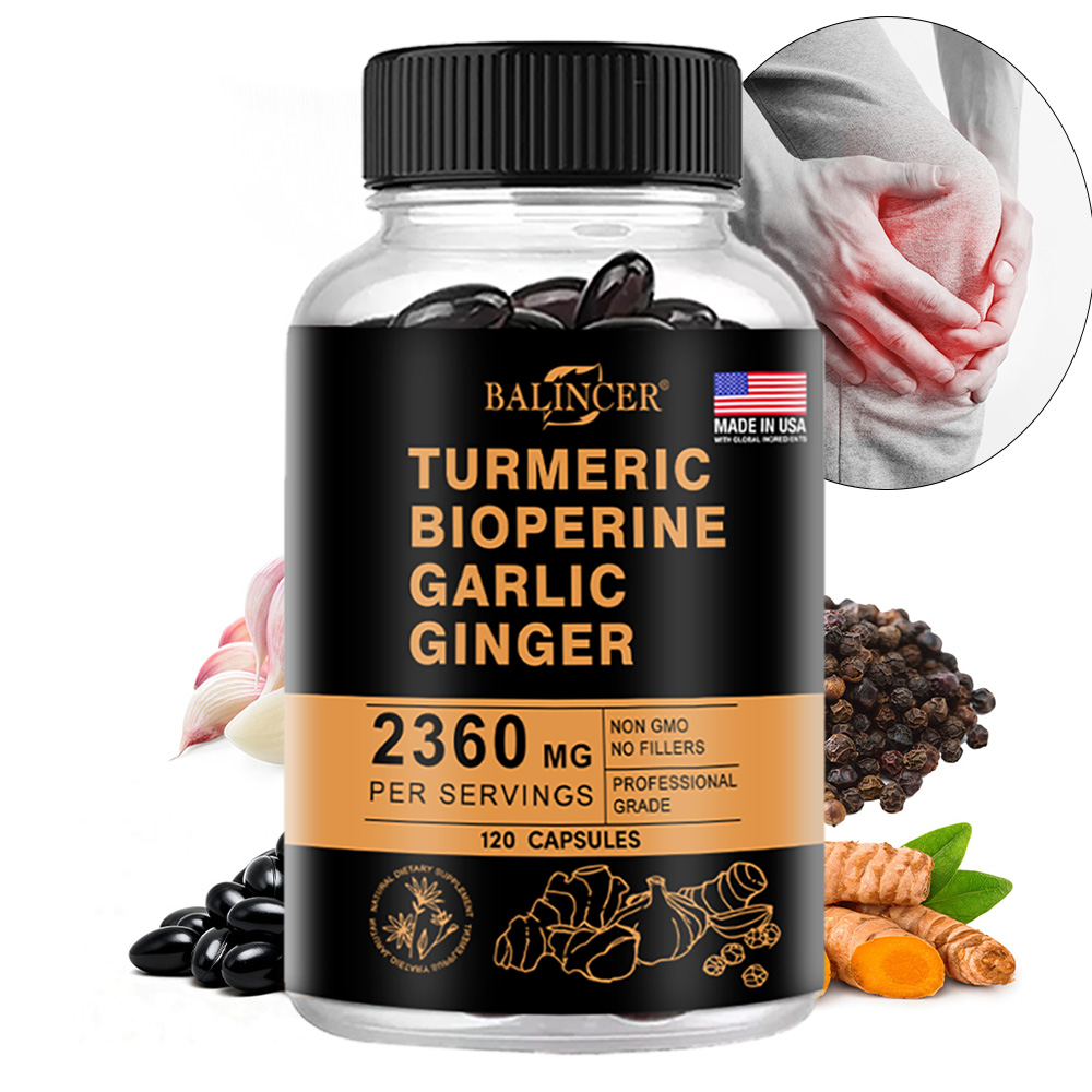Kurkuma-Ingwer-Kapseln 2360mg  – Turmeric Curcumin Capsule Bewertung und Preis