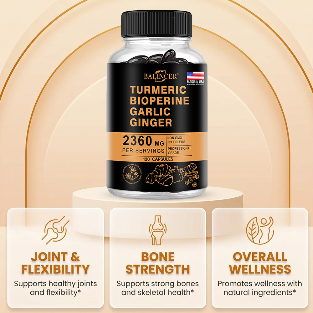 Kurkuma-Ingwer-Kapseln 2360mg  – Turmeric Curcumin Capsule Bewertung und Preis