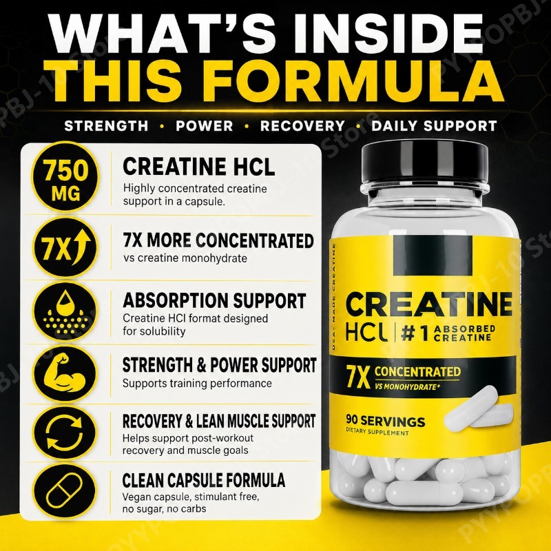 Kreatin HCl 750mg 90 Kapseln F – Nutrition For Fitness Bewertung und Preis