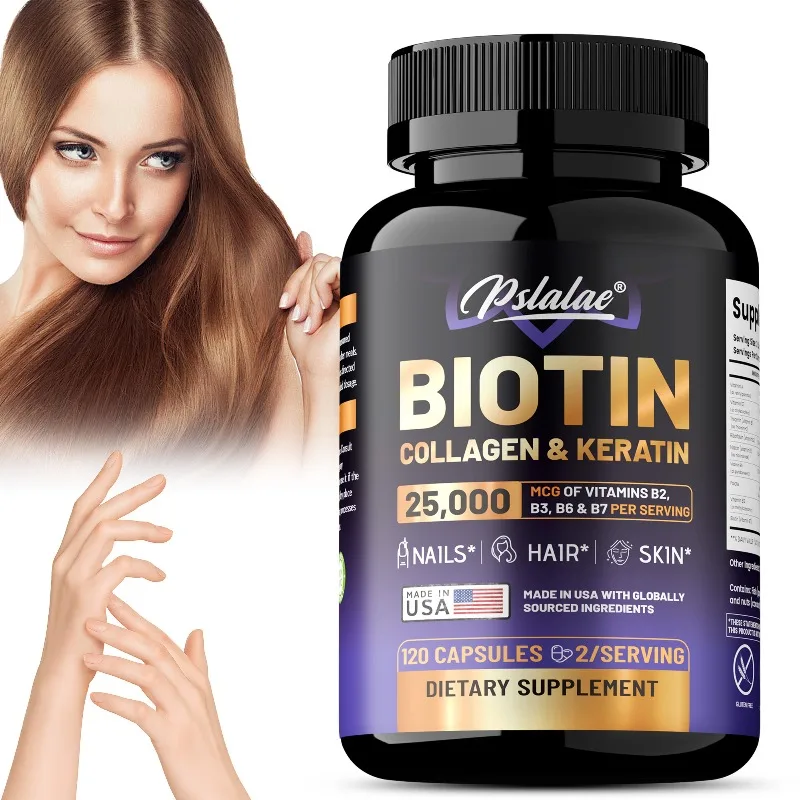 Biotin Collagen Keratin-Ergänz – Biotin Hair Growth Bewertung und Preis