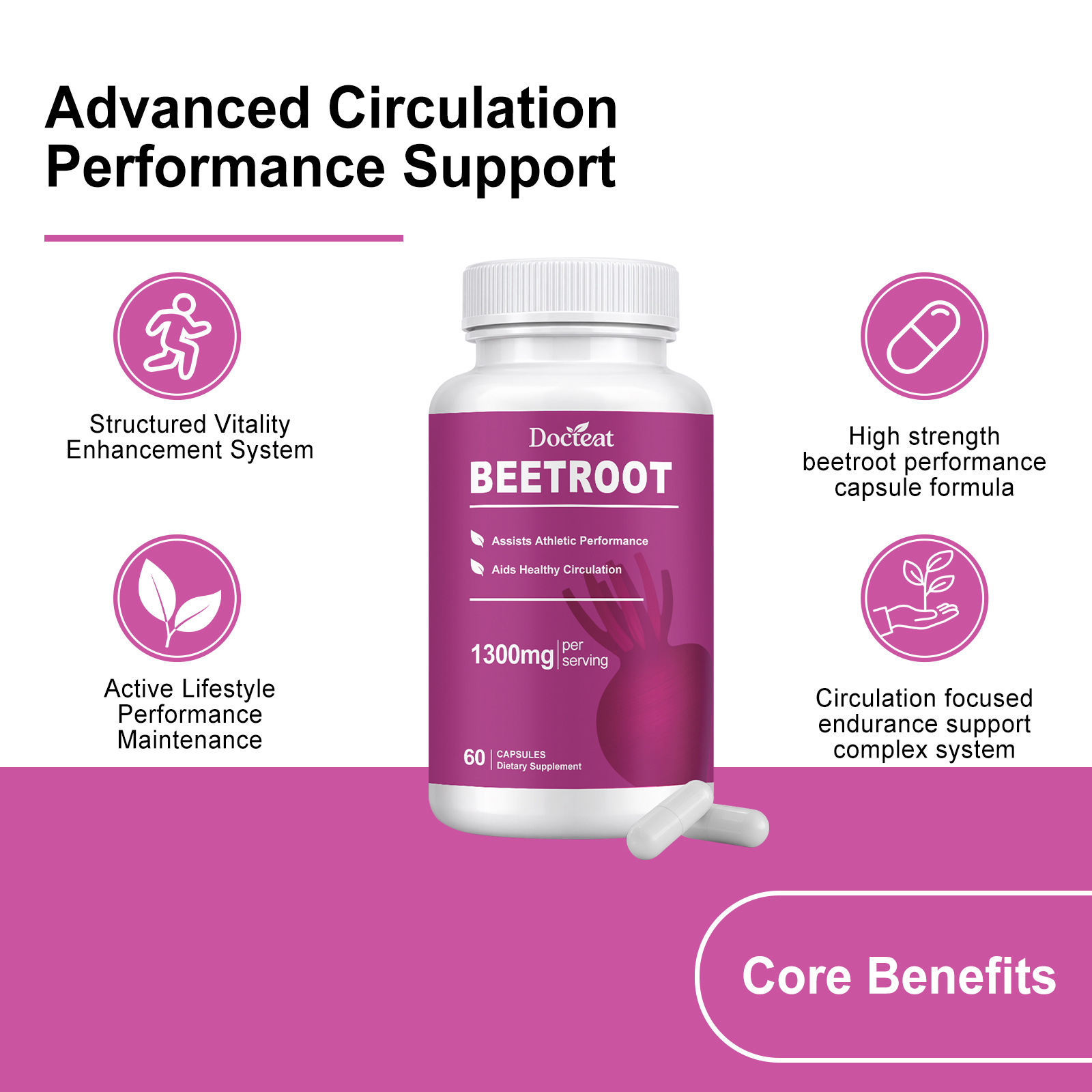 Bio-Rote-Bete-Kapseln zur Stei – Nutrition Physical Fitness Bewertung und Preis