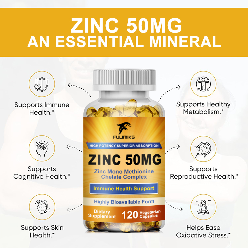 Premium-Kapseln aus reinem Zin – Zinc Supplement 50Mg Bewertung und Preis