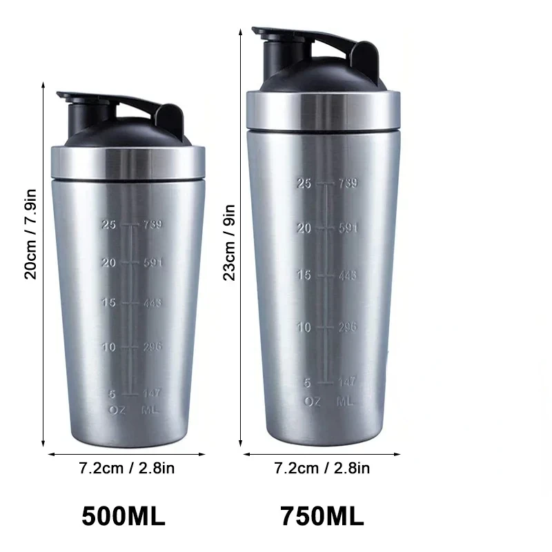 Edelstahl Protein Shaker Beche – Nutrition For Fitness Bewertung und Preis