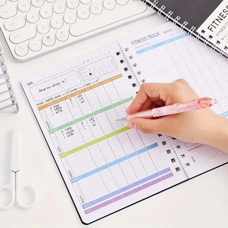 Spiralnotizbuch für tägliche Ü – Nutrition Fitness Plan Bewertung und Preis