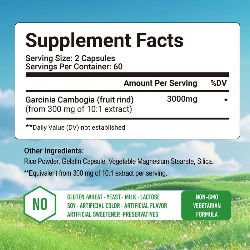 Garcinia Cambogia-Kapseln – Fe – Garcinia Cambogia Extract Bewertung und Preis