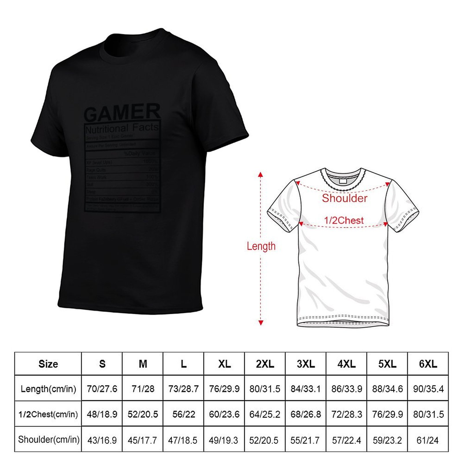 Gamer Nutritional Facts Chart  – Nutrition For Fitness Bewertung und Preis