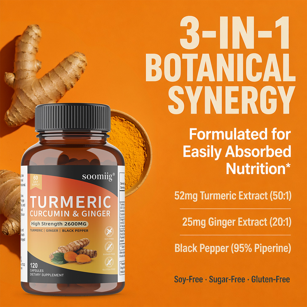 Kurkuma-Ingwer-Schwarzpfeffer- – Turmeric Curcumin Capsule Bewertung und Preis