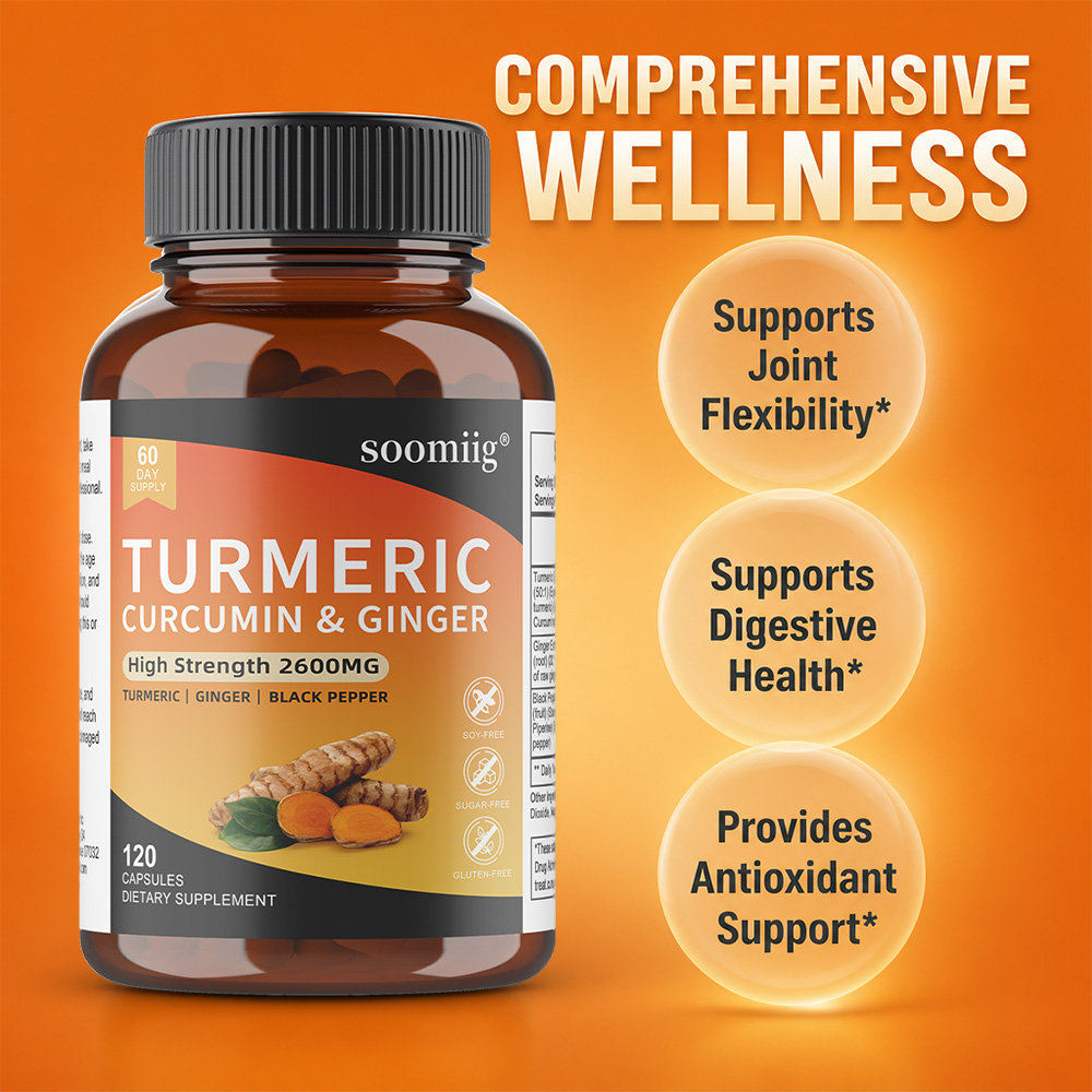 Kurkuma-Ingwer-Schwarzpfeffer- – Turmeric Curcumin Capsule Bewertung und Preis
