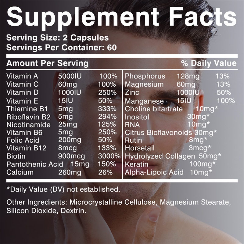 Haarwachstums-Männer-Ergänzung – Biotin Hair Growth Bewertung und Preis