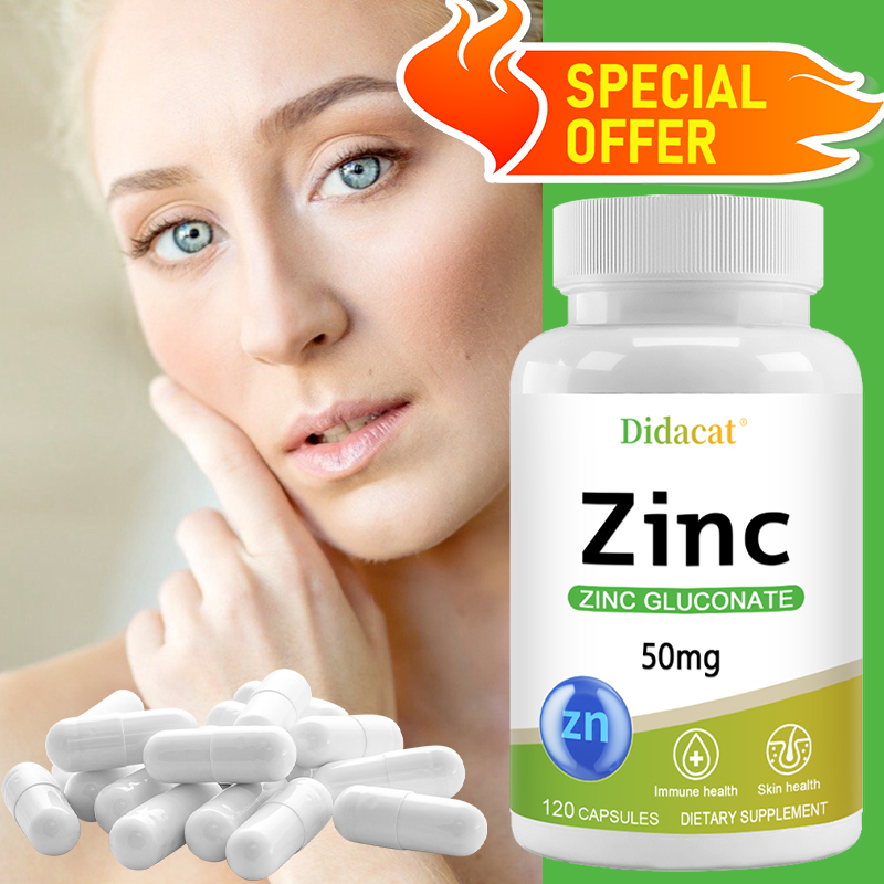 Zinkgluconat-Kapseln 50MG, Ess – Zinc Supplement 50Mg Bewertung und Preis