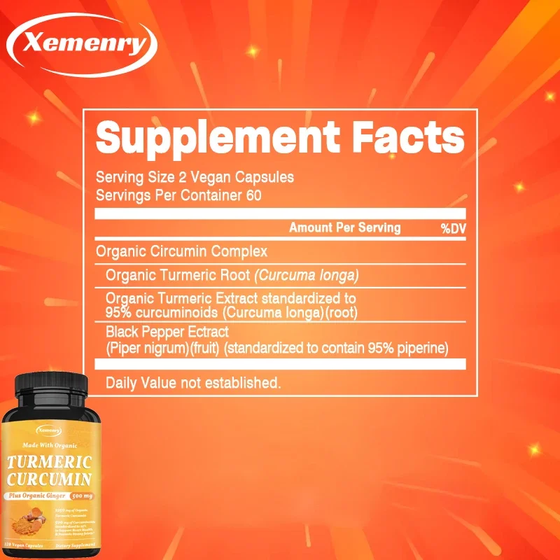 Kurkuma-Curcumin mit schwarzem – Turmeric Curcumin Capsule Bewertung und Preis