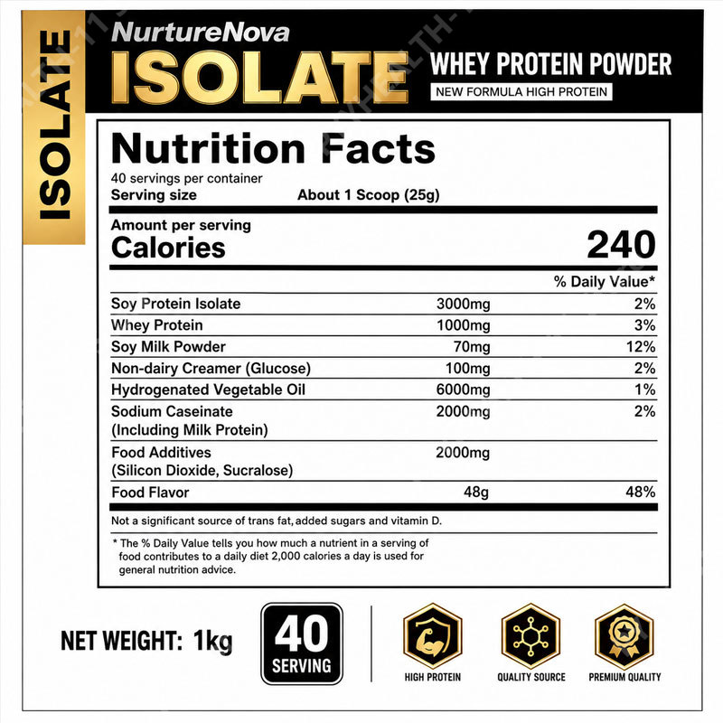 Whey Protein Isolat Pulver Fet – Nutrition Fitness Supplements Bewertung und Preis