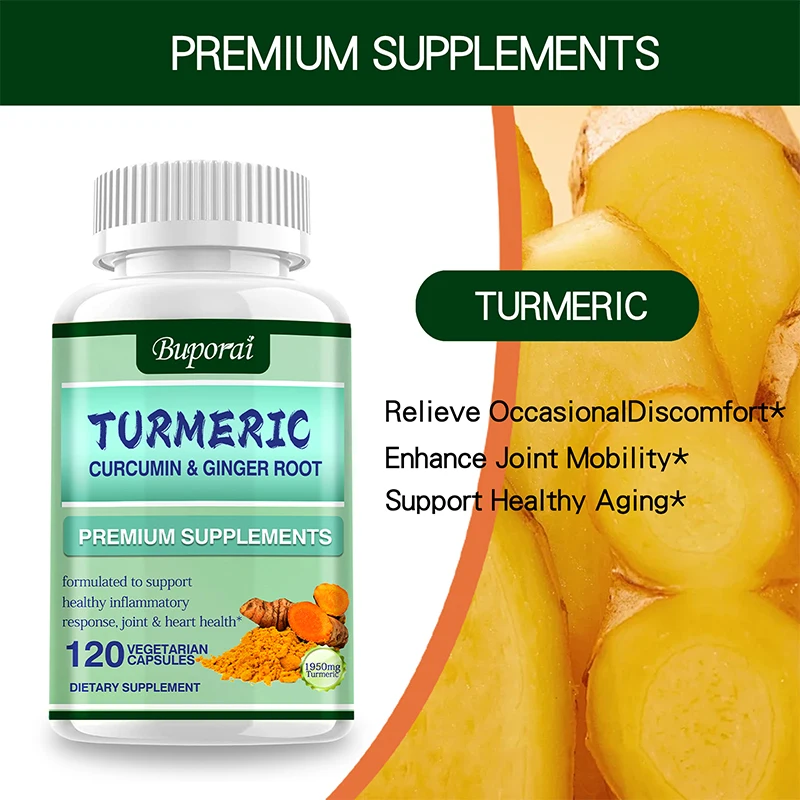 Kurkuma-Kurkumin + Ingwerwurze – Turmeric Curcumin Capsule Bewertung und Preis