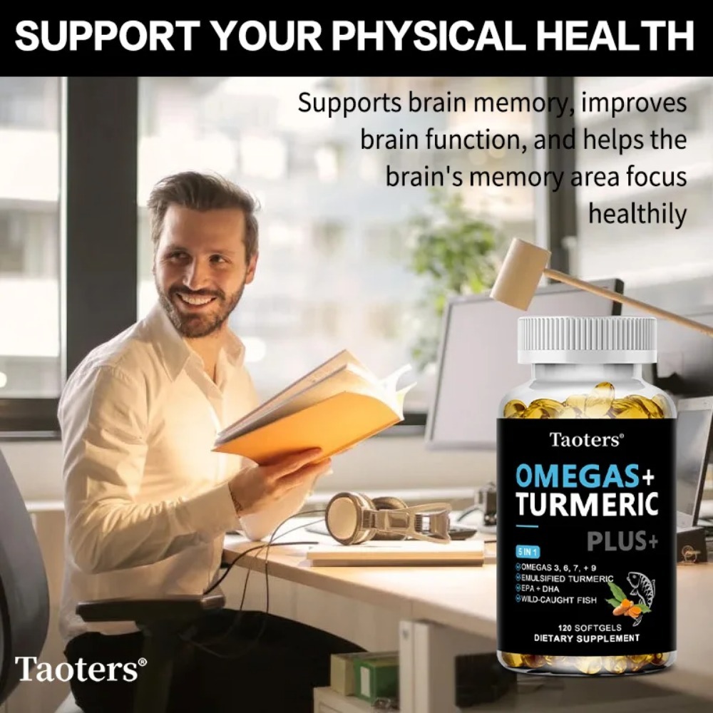 Omega 3 6 9 Nahrungsergänzungs – Turmeric Curcumin Capsule Bewertung und Preis