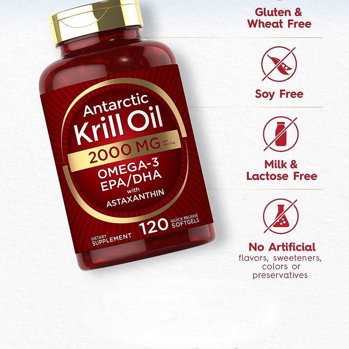 Krillöl-Weichkapseln ergänzen  – Nutrition For Fitness Bewertung und Preis
