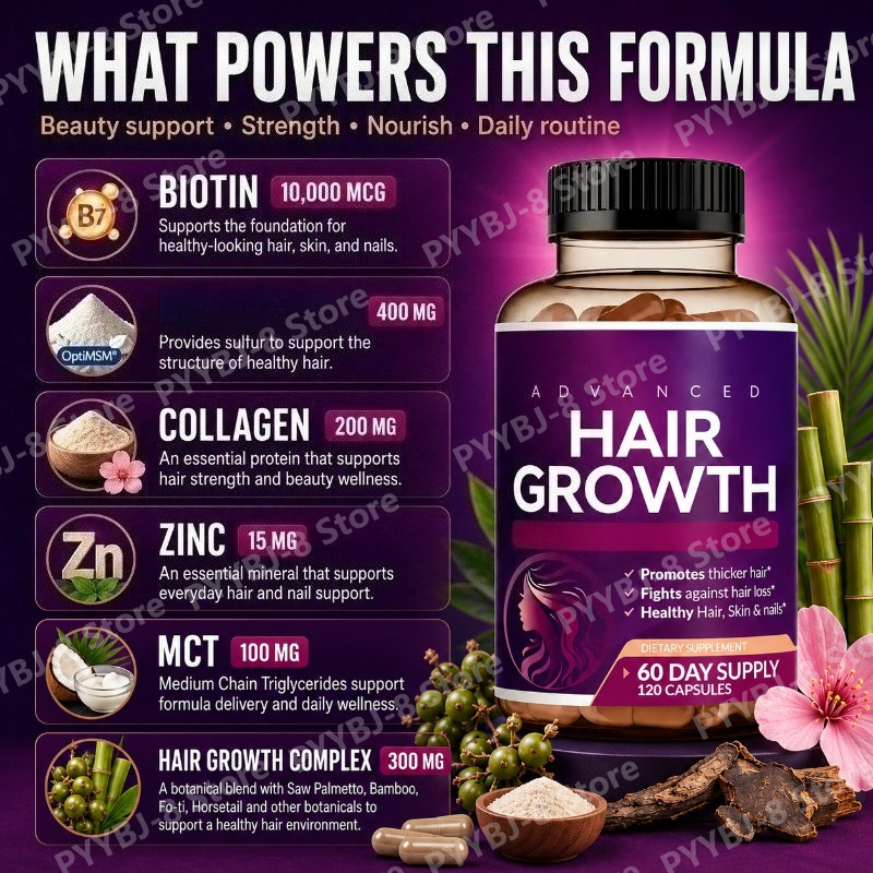 Haarvitamine für Frauen, 120 K – Biotin Hair Growth Bewertung und Preis