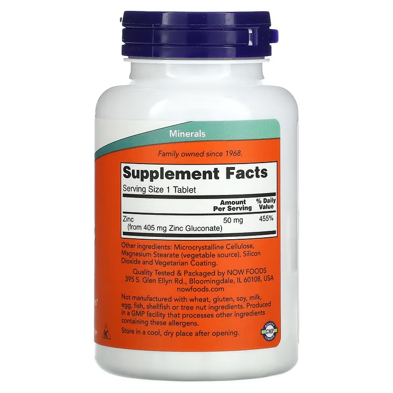 Zinkglukonat, 50 mg, 250 Table – Zinc Supplement 50Mg Bewertung und Preis