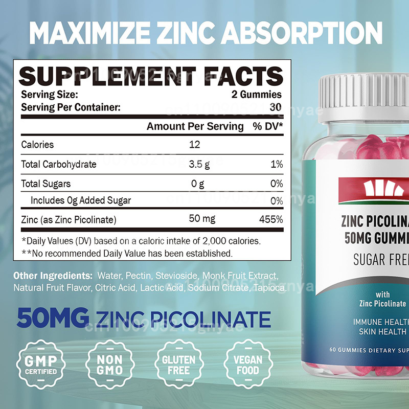 Zink-Immun-Stützergänzungsmitt – Zinc Supplement 50Mg Bewertung und Preis